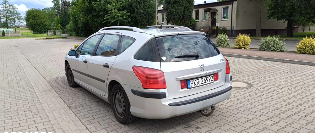 Peugeot 407 cena 8600 przebieg: 349000, rok produkcji 2006 z Krotoszyn małe 191